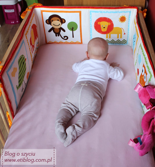 Ochraniacz na łóżeczko dla dziecka (szycie kropk po kroku)