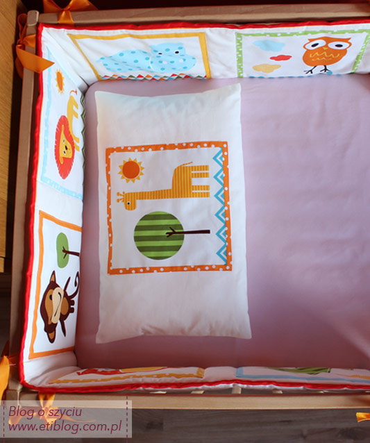 Łatwa do uszycia poszewka na poduszke dla niemowlaka (szycie krok po kroku) + opis jak przygotować wykrój