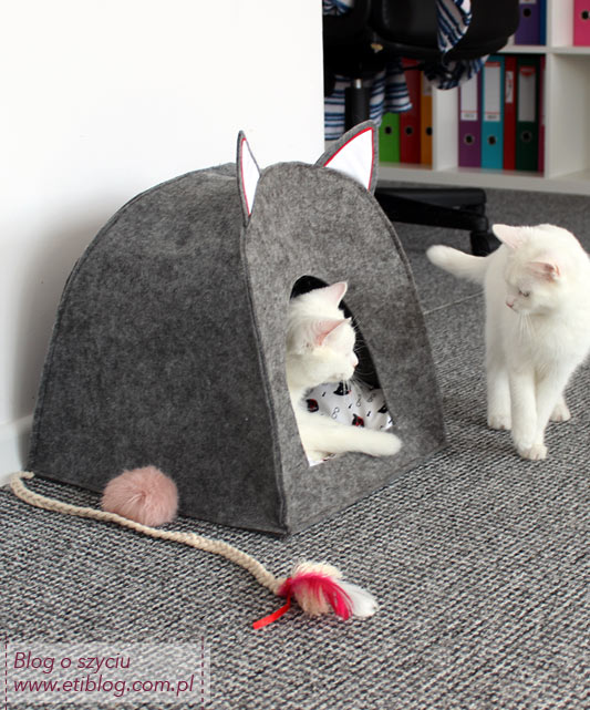 Jak samodzielnie uszyć domek dla kota - eti blog o szyciu